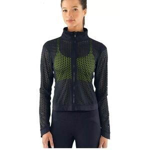 Under Armour UA See Me Through jacket - deep charcoal - M